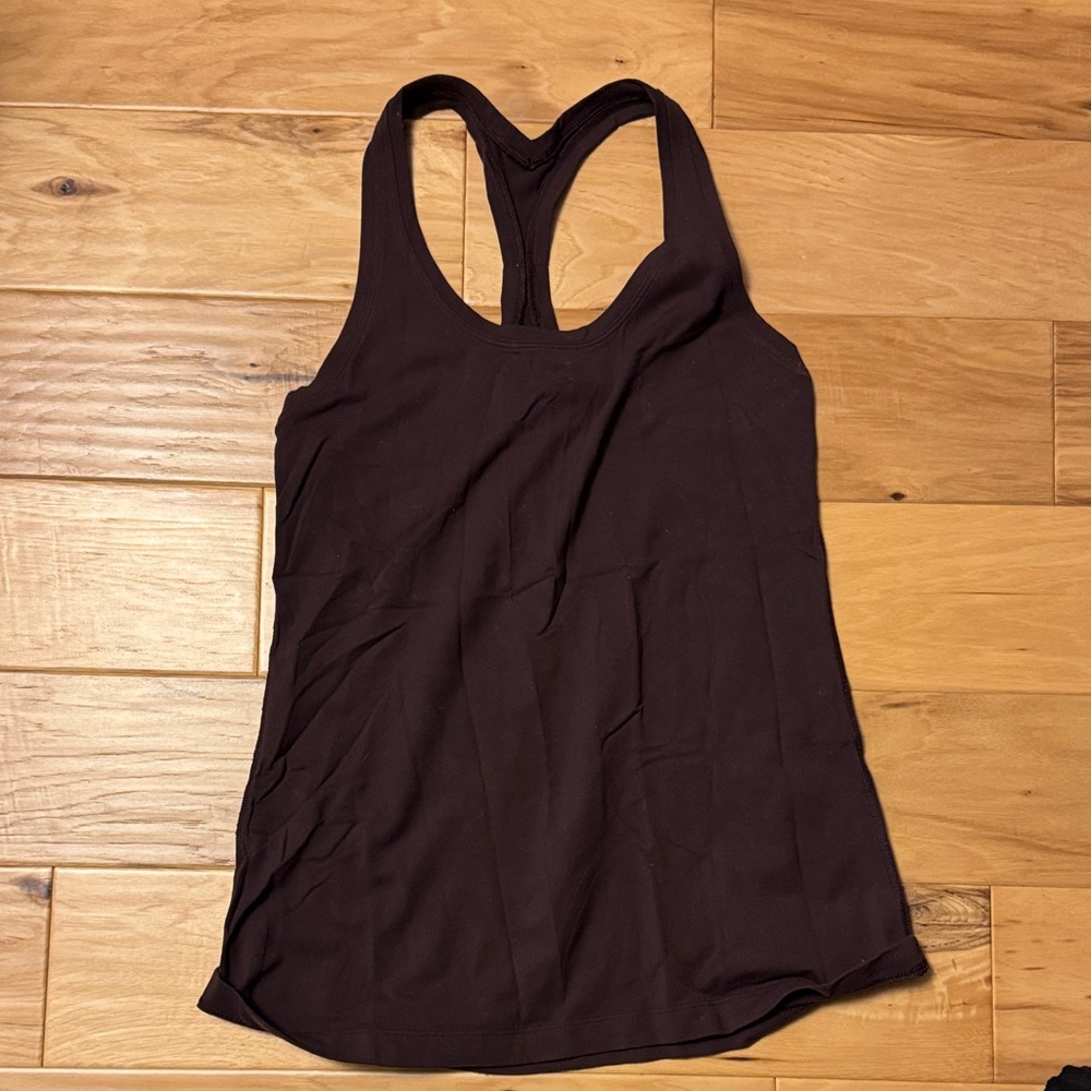 Lululemon Cool Racerback Maroon - Picture 2 of 3